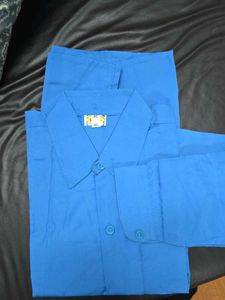 Blue Uniform Shirt - Size 46 Childern