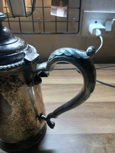 Beautiful Vintage Antique Metal Kettle