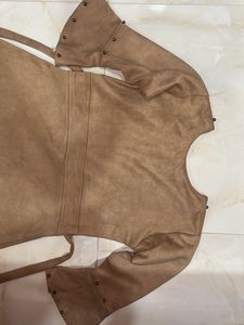 Elegant Brown Midi Dress