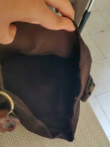 Vintage Suede Shoulder Bag