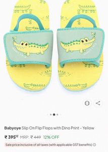 Babyoye Slippers Slip On Flip Flop