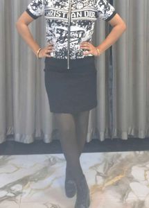 Christian Dior Black/White Top