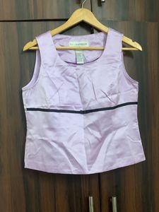 Sag Harbor Sleeveless Lavender Top