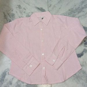 Striped Pink Button-Down