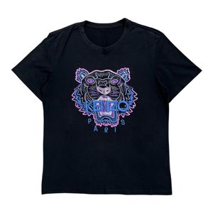 Kenzo Graphic Tee embroidery logo