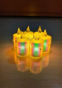 LED candle , battery operated 6 pc