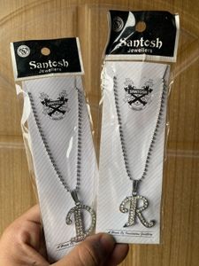 Initial Letter Pendant Necklace