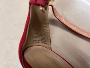 PRICE DROP! Imported red Zara heels (EU 37)