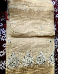 Mirror Work Beautiful Saree