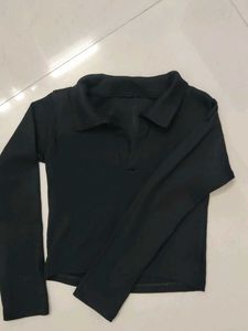 Black Long Sleeve Top