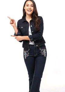 Embellished Denim Jeans