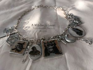 Handmade Witch Charm Necklace
