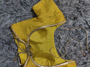 Yellow Embroidered Blouse