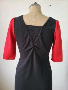 Chic Colorblock Bodycon Dress