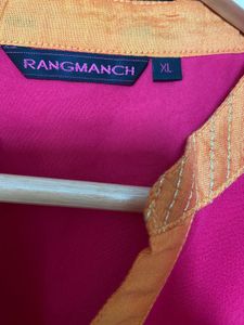 Rangmanch Dark Pink Colour Kurta (xl)