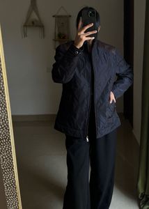 INDIAN NAVY BLUE QUILTED LIGHWEIGHT JACKET UNISEX