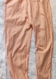 PEACH COLORED FIT PANT