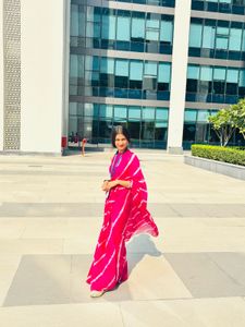 Elegant Pink Saree