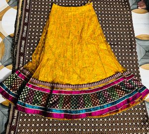 Yellow Lehenga Skirt