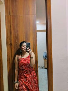 Red &amp; White Kurta