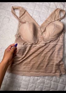 Beige Padded Sunmer Top