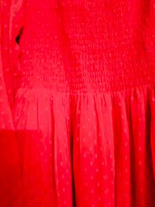Red Tiered Dress