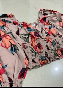 Floral Crop Top
