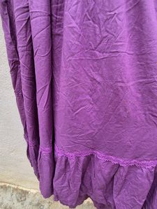 💜 Lavender Ethnic Flare Gown