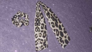 Polka Dot Headband &amp; Scrunchie Set with Ribbon🎀