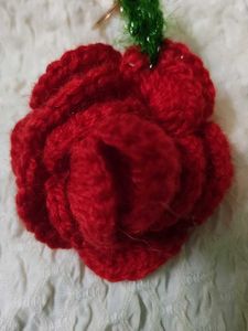 Red Rose Keychain