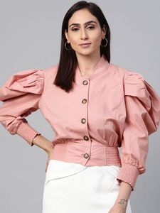 PLUSS Puff Sleeve Top