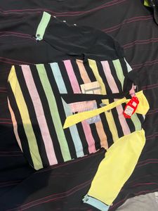 Striped Top with Unique Design