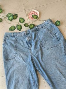 Light Wash Denim Pants