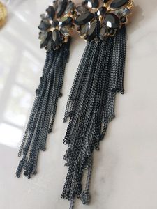 Black Long Earing