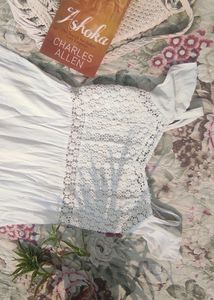 Trendy White Midi Dress (Pinterest Inspired)