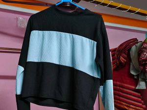 Stylish Color Block Sweatshirt