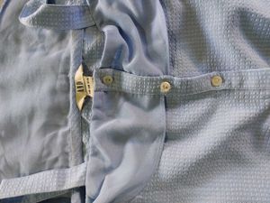 Cute Blue Cold Shoulder Dress from AND