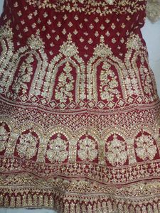 Maroon Embroidery Lehanga And Blouse