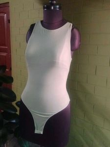 Green Sleeveless Bodysuit