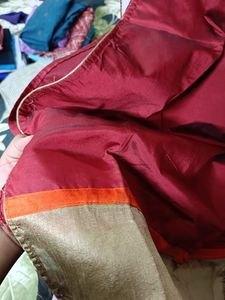 Embroidered Maroon Kurta