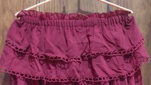 Red Ruffled Co-Ord Set