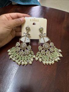 Mehandi Plated Beautiful Chandbali