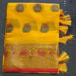 Yellow Saree