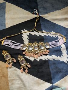 Elegant Pink  Choker Set