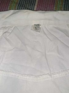 White Denim Jacket - Size Small