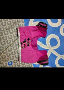 Heavy Embroidery Saree With Blouse