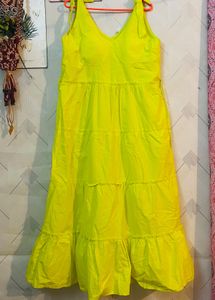 Beautiful Green Tie Dress