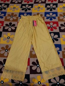 Brand New Embroidered Plazzo