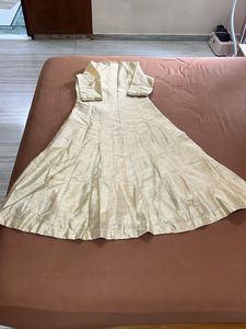 Floor Length Slit Gown