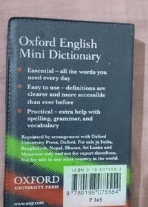 Oxford English Mini Dictionary